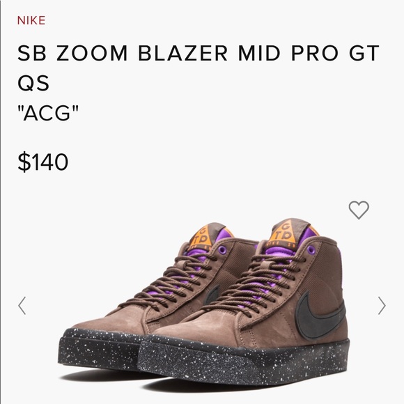 Nike Other - Nike SB GTD Blazer